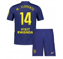 Atletico Madrid Marcos Llorente #14 Koszulka Wyjazdowa dzieci 2025-26 Krótki Rękaw (+ krótkie spodenki)